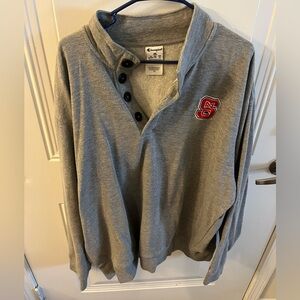 Champion Heather Gray NC State Sweatshirt